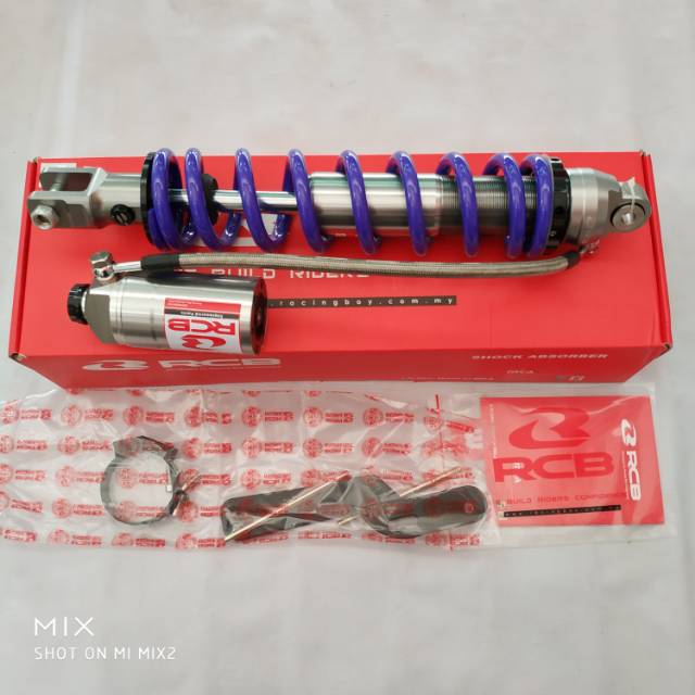 monoshock KLX150 merk RCB DB2 LINE ukuran 405mm ori rcb