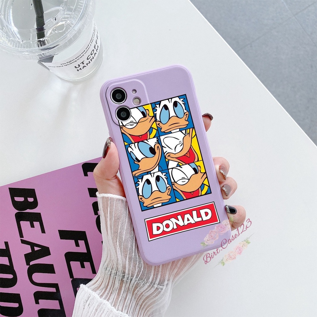 CASE CASING SOFTCASE SILIKON MACARON PELINDUNG KAMERA DONALD DUCK OPPO VIVO SAMSUNG XIAOMI REALME IPHONE ALL TYPE BC6143