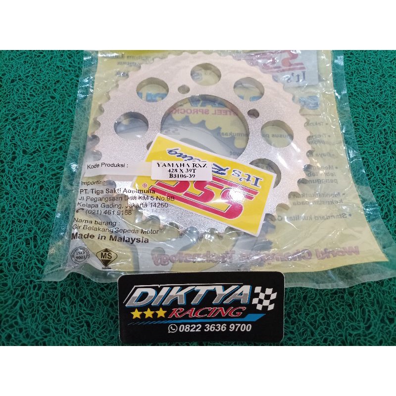 Gear Belakang SSS Uk 39-428 buat Jupiter MX New, MX Lama, Jupiter Z, Fiz R