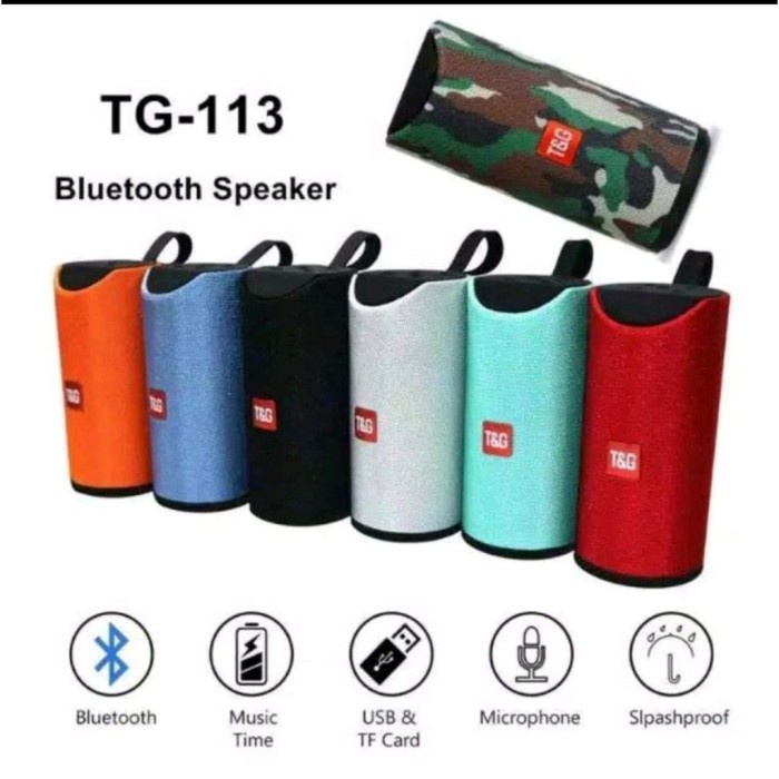Speaker Bluetooh JBL TG113 Speaker Music Mini(C4H2) (COD)9 Warna Mini Bluetooth Bass Wireless Audio 