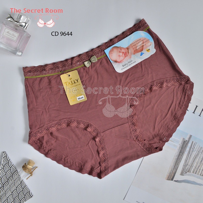 TALLY CD CELANA DALAM 9644 I FREE SIZE I FIT XL I BAHAN BABY SKIN MIX RENDA