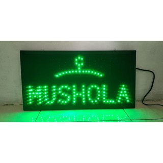 Contoh Neon Box Masjid : Jual Papan Iklan Runningtext Penanda Toko