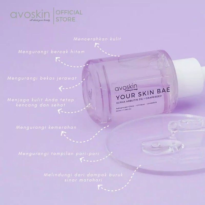 Avoskin Your Skin Bae Alpha Arbutin 3% + Grapeseed Serum