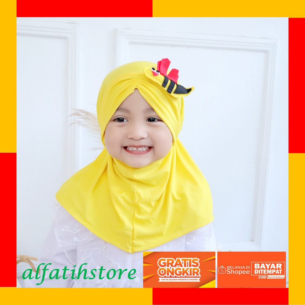 TOP PRODUK JILBAB ANAK LEBAH / JILBAB ANAK LUCU / HIJAB ANAK MURAH / KERUDUNG ANAK PEREMPUAN KERUDUNG ANAK BAYI PEREMPUAN JILBAB ANAK 2 TAHUN HIJAB ANAK BAYI TERBARU