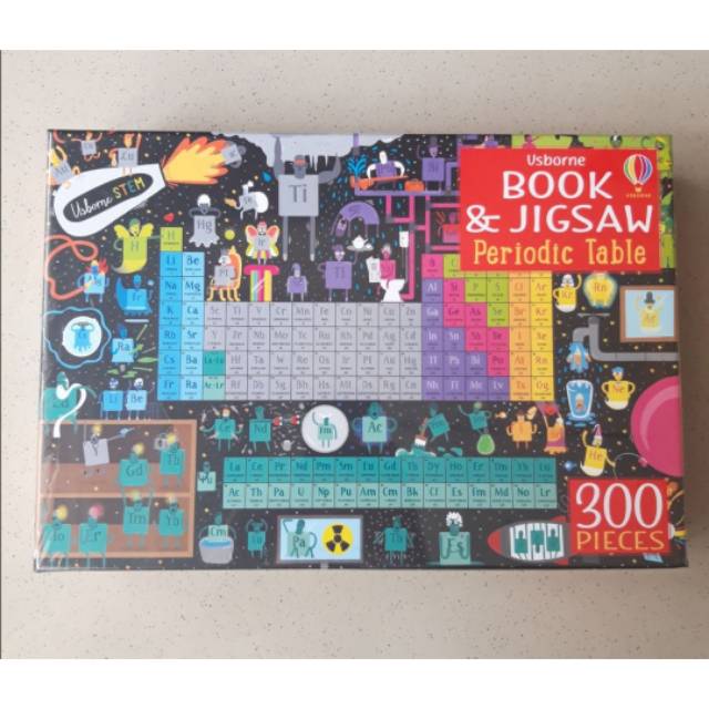 Book and Jigsaw Periodik Table Usborne