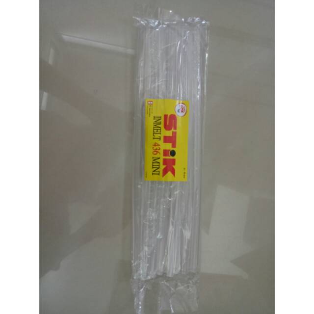 

Lem fox stick inmelt 436 mini. 1 bungkus isi 18 pcs