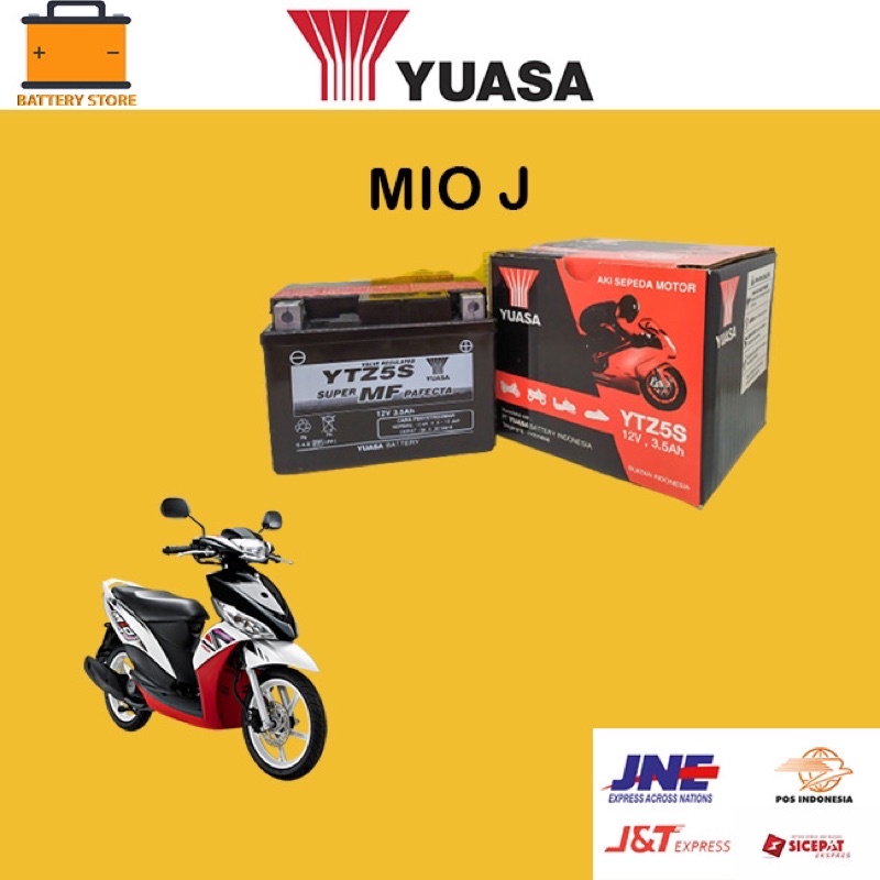 Aki motor Mio J Mio Gt Xeon Yuasa Ytz5s