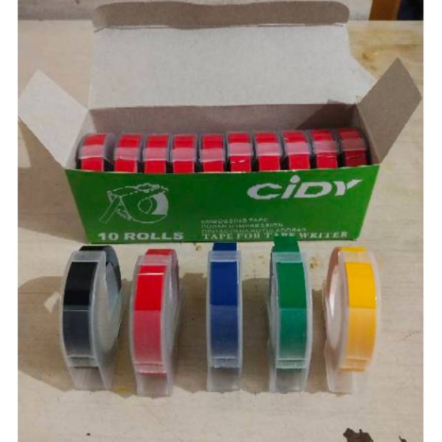 

CIDY / MOTEX emboss label tape