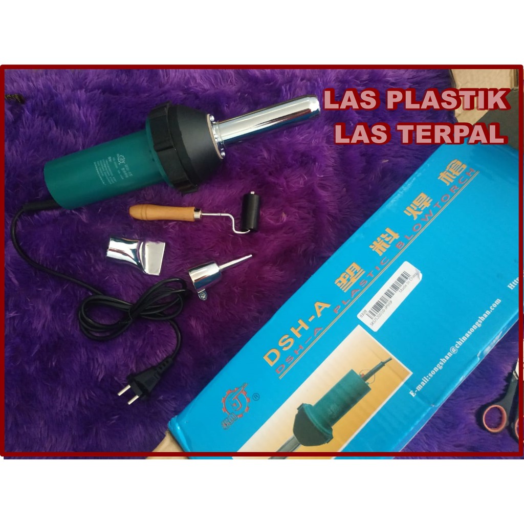 DSH torch 1080w welding gun welder las plastik terpal geo membran hdpe