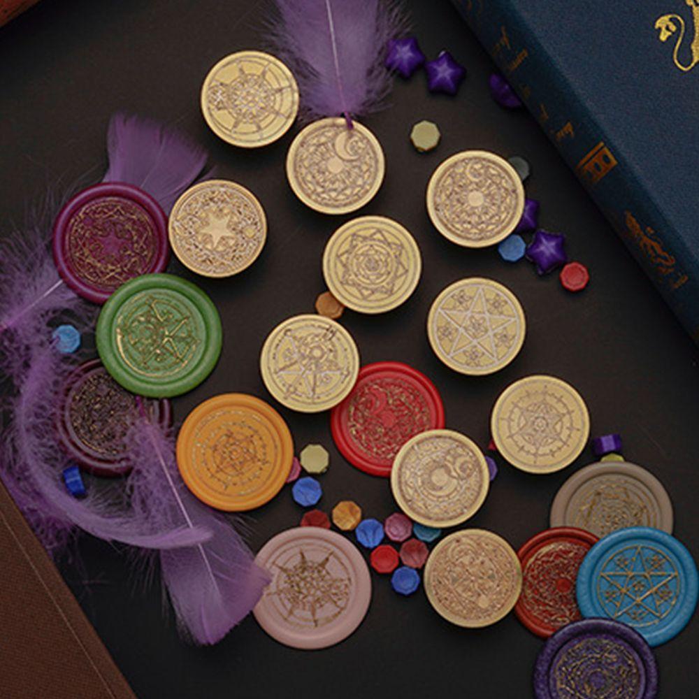 Mxbeauty Magic Array Stamp head Kepala Bulat DIY Dekorasi Pernikahan Hadiah Kerajinan Amplop Scrapbooking Stamp