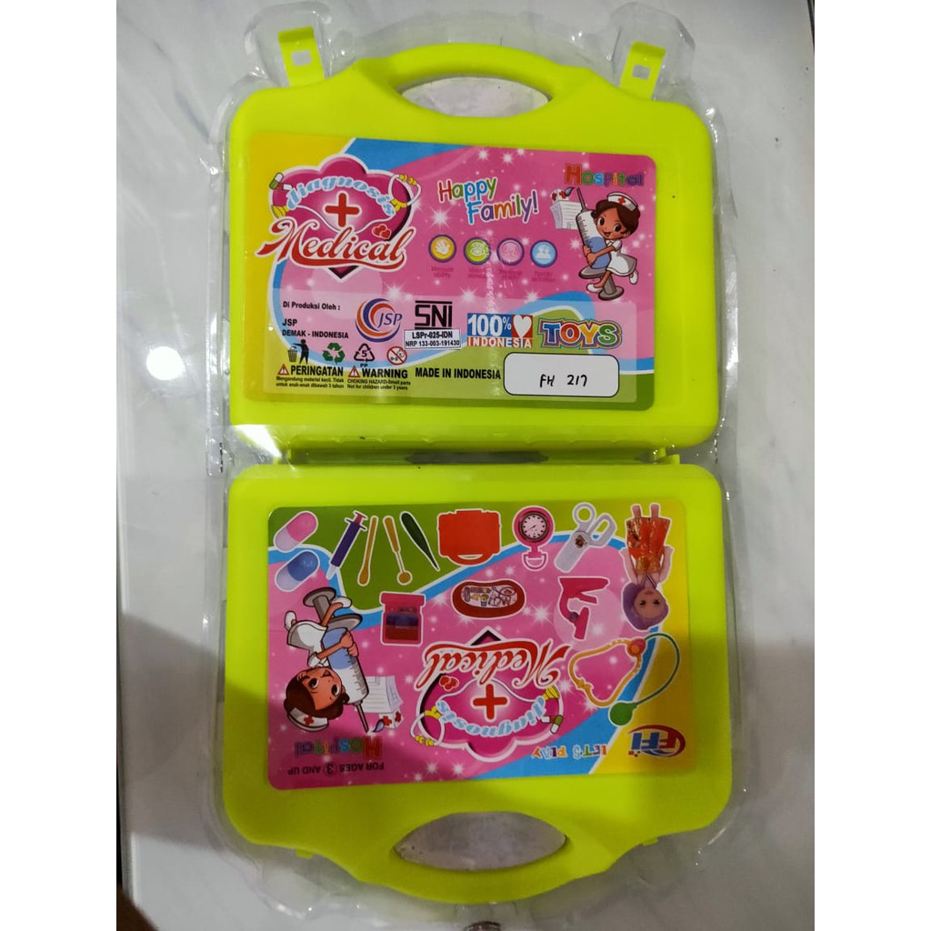 Mainan Anak Dokter-Dokteran. Mainan Doctor Play Set Koper - FH218