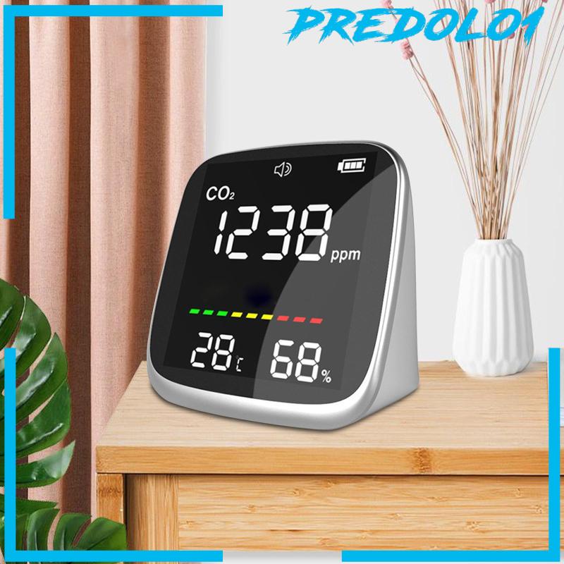 (Predolo1) Co2 Termometer Detektor Ambient Co2 Portable Untuk Ruang Kelas