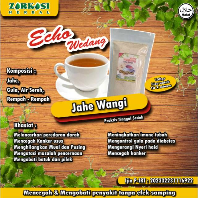 

Jahe wangi "Echo wedang