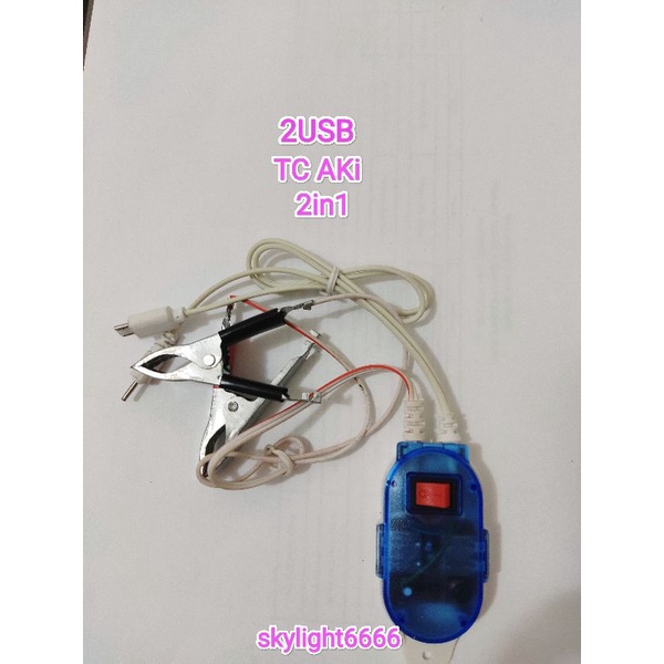 T/c Aki 2usb 2in1 Returan/Rusak