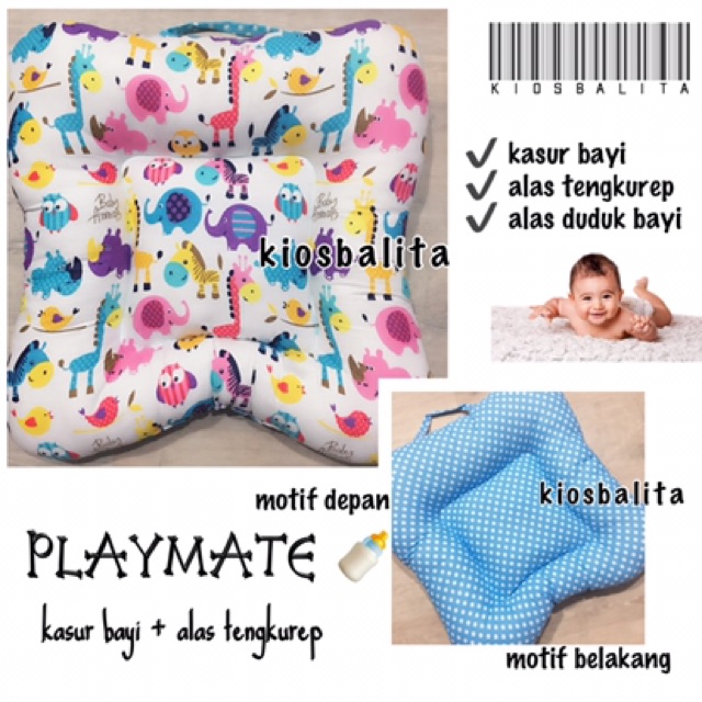 NEW!! PLAYMATE BABY ALAS TENGKUREP BAYI / ALAS DUDUK BAYI / KASUR BAYI