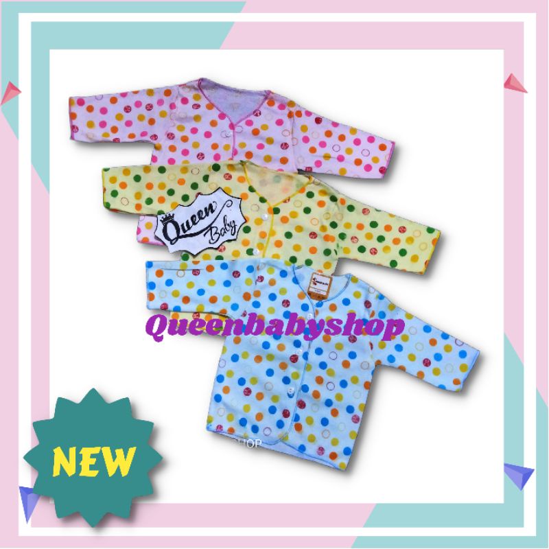 SNI (1pcs) BAJU DK Piyu WARNA Chokichi Baju Bayi Newborn  Atasan Bayi Lengan Panjang Baju Pendek Baju Kutung Bayi Baju Bayi Unisex Perlengkapan Bayi