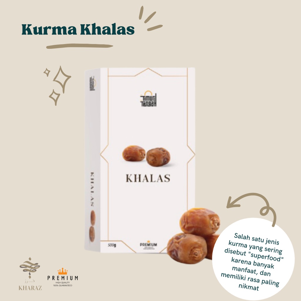 

Kurma Khalas Kholas 500gr Premium High Quality