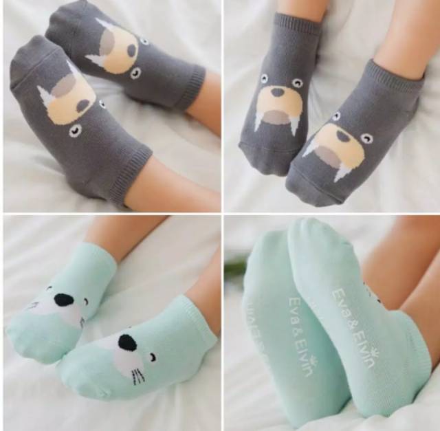 KAOS KAKI BAYI CUTE ANIMAL 3D BAHAN KATUN7