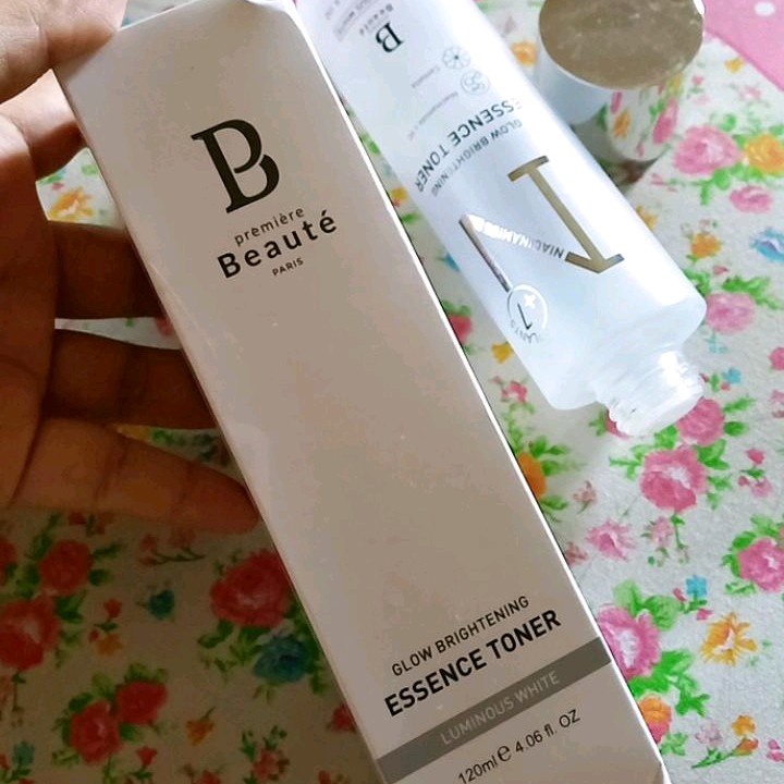 [COD] Premiere Beaute Luminous White Brightening Essence Toner Perawatan Wajah Glowing Sepanjang Hari - BPOM 120ML