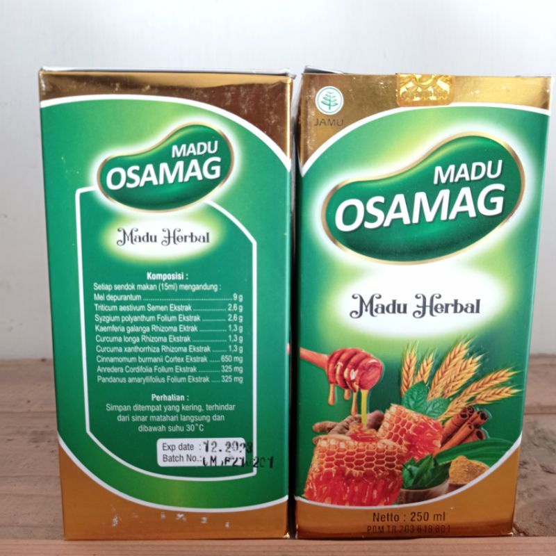 Madu Osamag Obat Herbal Asam Lambung Maag Gerd Radang Lambung