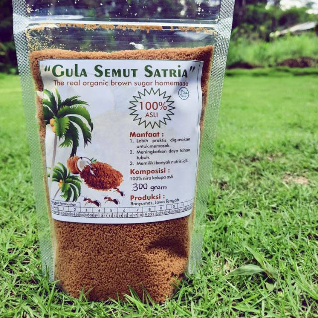

Gula semut . Brown Sugar .300gram. Gula merah kristal . Gula Jawa Bubuk . Gula semut organik