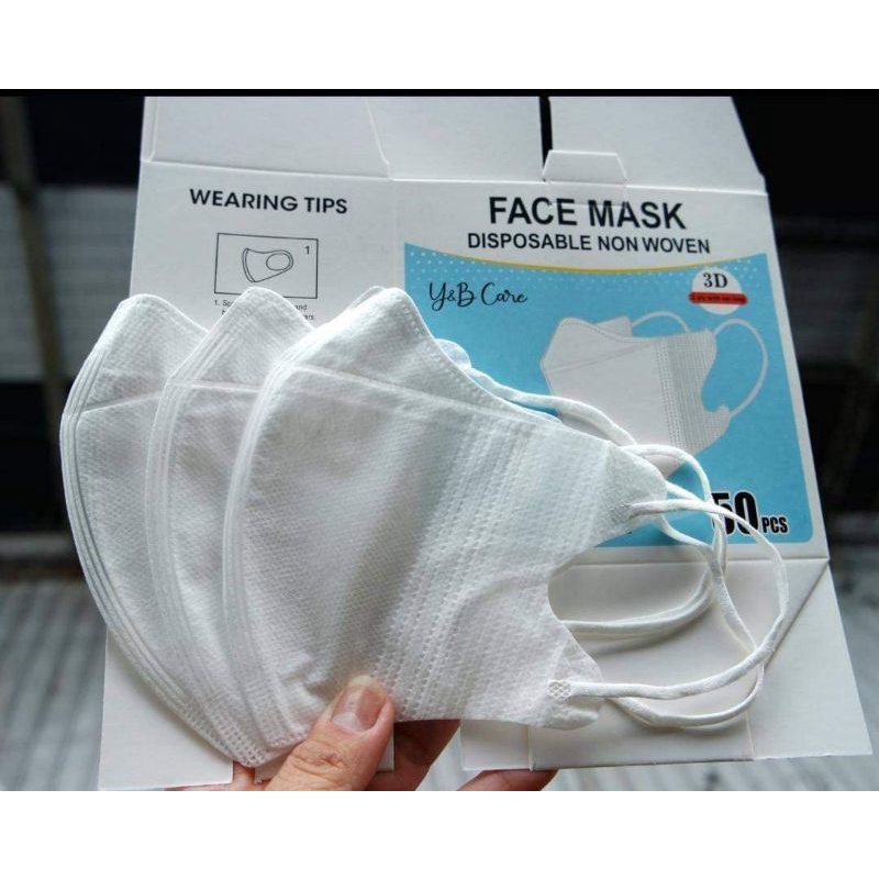 MASKER DUCKBILL/MASKER EAROOP 1 BOX ISI 50 pcs