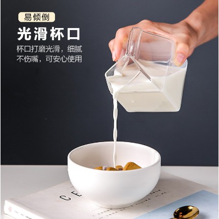 Gelas Kotak Susu/ Gelas Susu/ Gelas Kaca