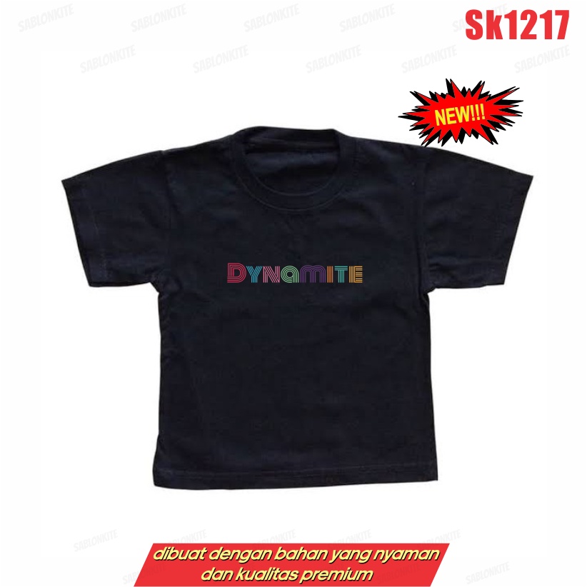 MURAH!!! KAOS ANAK KPOP DYNAMIT SK1217 UNISEX COMBED 30S