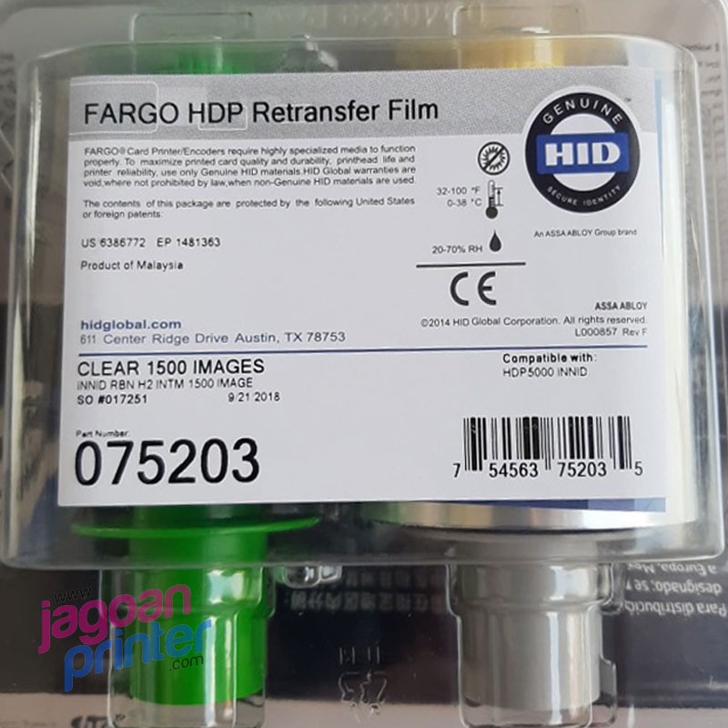 Fargo HDP Retransfer Film 075203 Original
