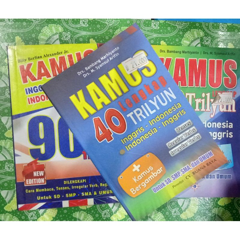 

Kamus B.Inggris (buku kecil/saku)