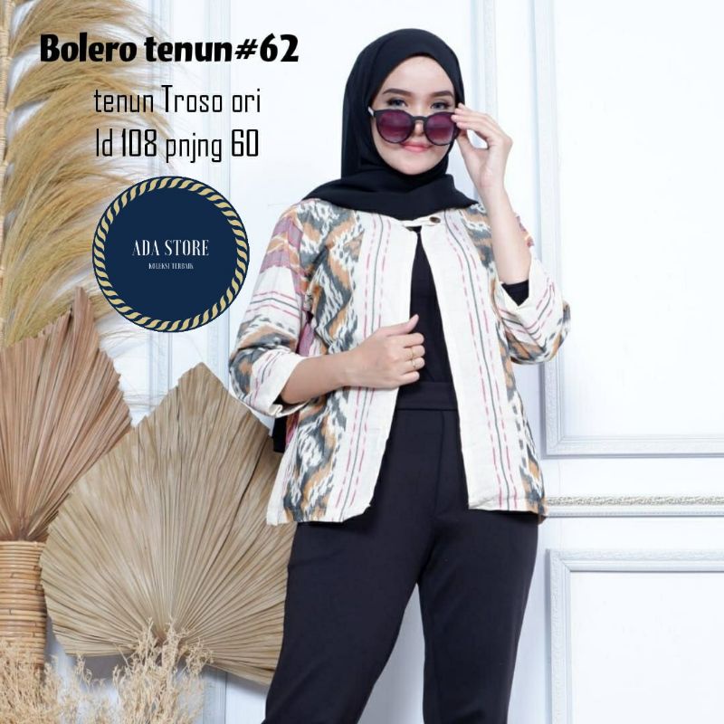 Batik Katun Bolero Tenun Wanita Bahan Adem