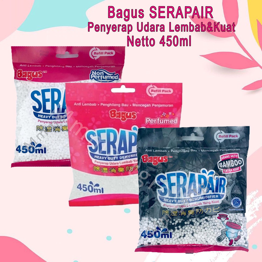 BAGUS SERAPAIR REFILL PACK/PENYERAP UDARA LEMBAB YANG KUAT 450ml