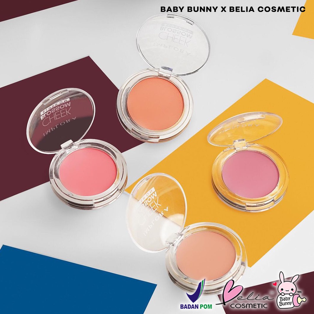 ❤ BELIA ❤ IMPLORA Cheek Blossom Blush On 3.5g | Perona Wajah | Blushon Padat | BPOM