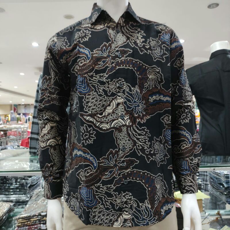 RGB kemeja batik lengan panjang pria original RGB