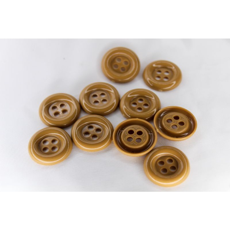 Kancing Besar Jumbo WARNA Coklat baju konektor masker Mainan Edukasi Anak