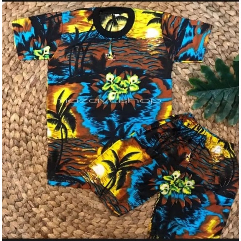 SETELAN HAWAI ANAK BEST SELLER BAJU PANTAI BALI