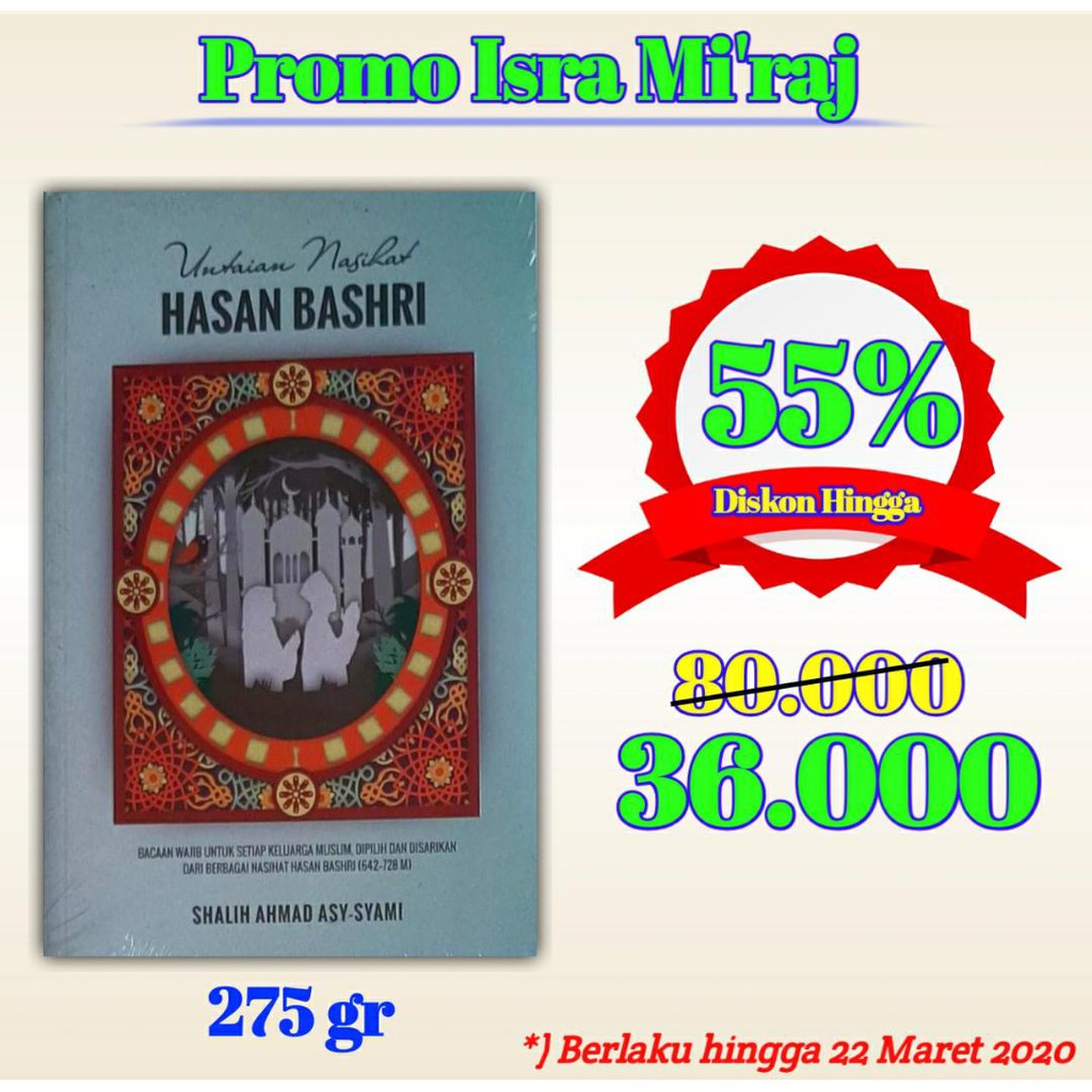 Untaian Nasihat Hasan Bashri - Promo Isra Miraj