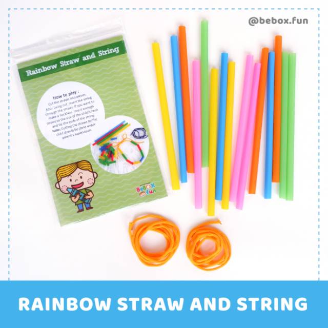 MERONCE SEDOTAN RAINBOw STRAW STRING Shopee Indonesia