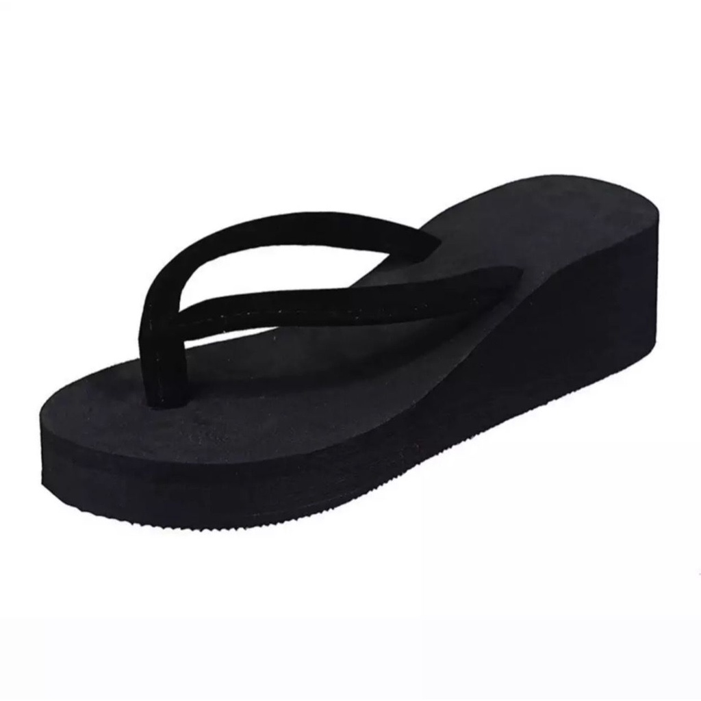 SANDAL WANITA WEDGES JEPIT BUSA TRENDI