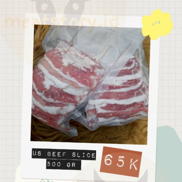 

US Beef slice 500gr