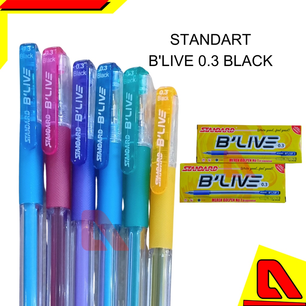 Jual Standard Pen B Live Blive Pulpen Blive Black Ecer Murah Shopee Indonesia