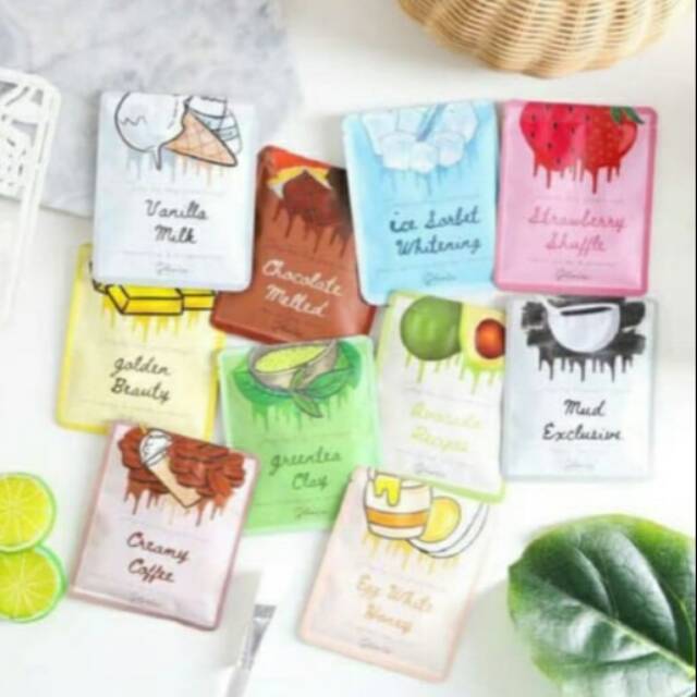 MASKER WAJAH ORGANIK BY LEA GLORIA 20gr KEMASAN BARU