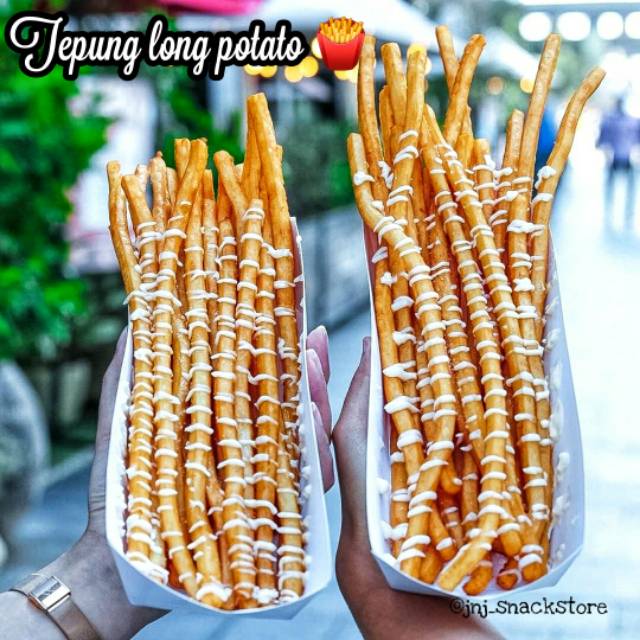 

TEPUNG LONG POTATO 1kg / TEPUNG LONG FRIES / TEPUNG KENTANG PANJANG