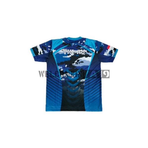 Kaos Pendek Full Print Jersey Drifit Loreng TNI AU / Oblong Loreng Swabuana Premium