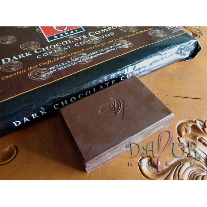 

Master baker dark coklat compound/Blok/Coklat Tulip 500 gr Repack PROMO SPECIAL Kode 812