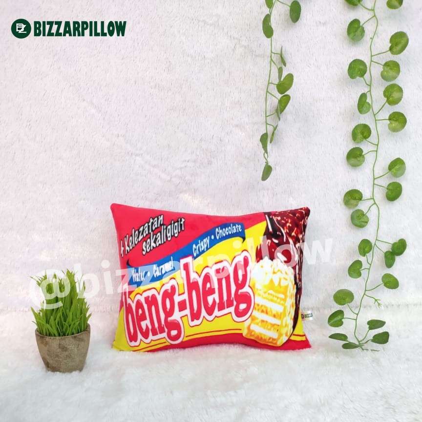 Bizzarpillow Bantal Snack Tempel size M BZ005