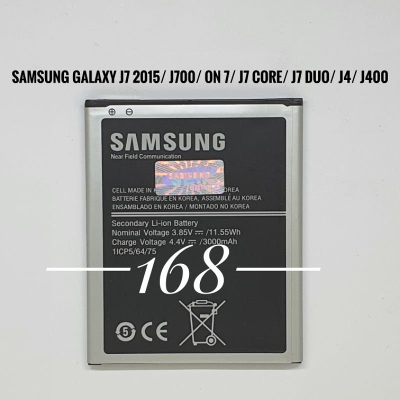 Baterai Batre Samsung Galaxy J7 2015 J700 EB-BJ700CBC Batere Samsung ON 7 J4 J7 Core J7 Duo G600 G600F G600FY G600S G6000