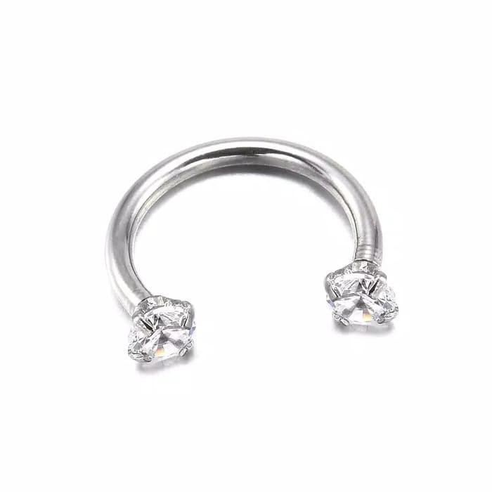 Anting Tindik Hidung Wanita Zircon 3mm