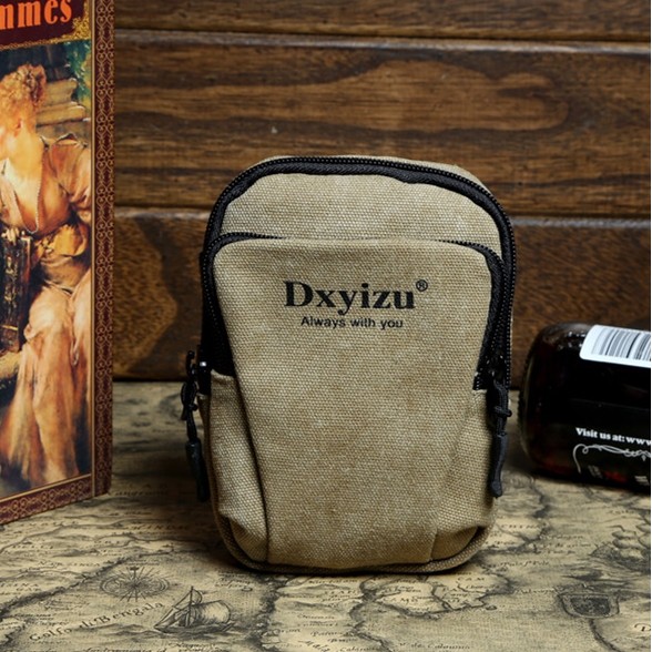 Promo Tas Pinggang Hip Pack Bag Kanvas Pria dan Wanita Tas Import Mainan Anak