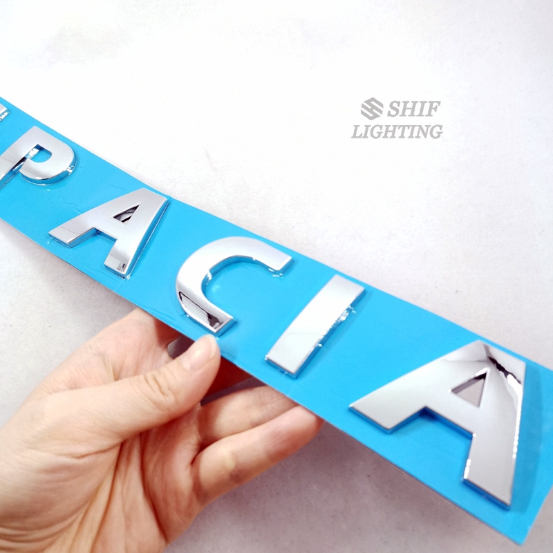 1pc Stiker Emblem Tulisan SPACIA Krom Untuk Bagasi Mobil SUZUKI